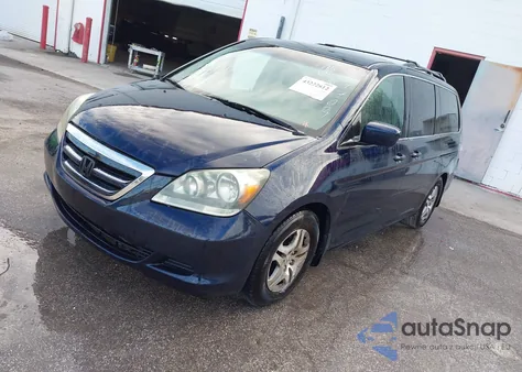 2007 Honda Odyssey Ex from USA, damaged, VIN 5FNRL38497B027703